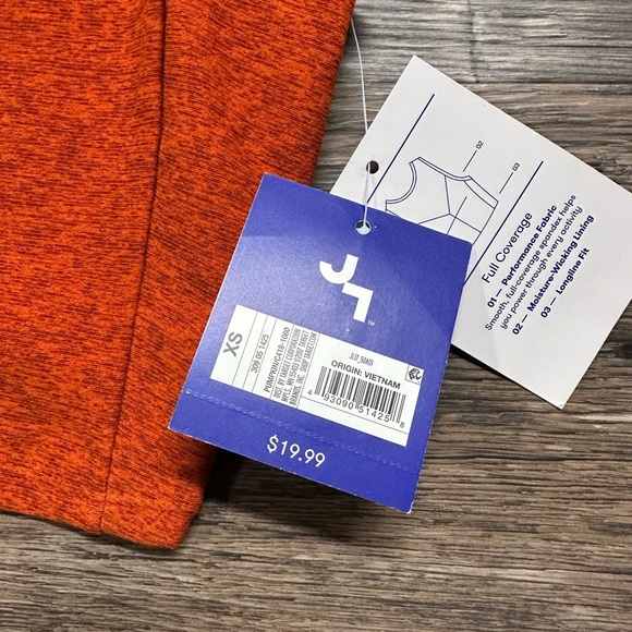 JoyLab Burnt Orange Fitted Crop Tank Top Bra Womens XS - Picture 6 of 6